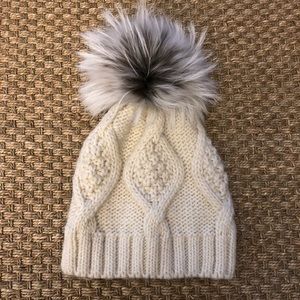 Fur Pom Pom Hat